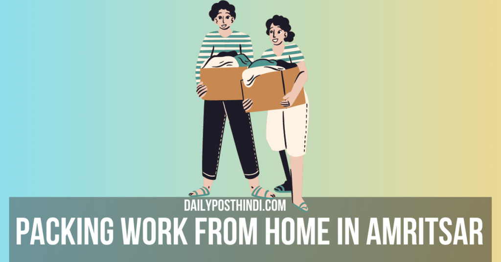 Packing Work From Home in Amritsar